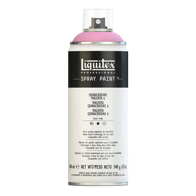 Quinacridone Magenta 6 Liquitex Spray Paint 400ml Can