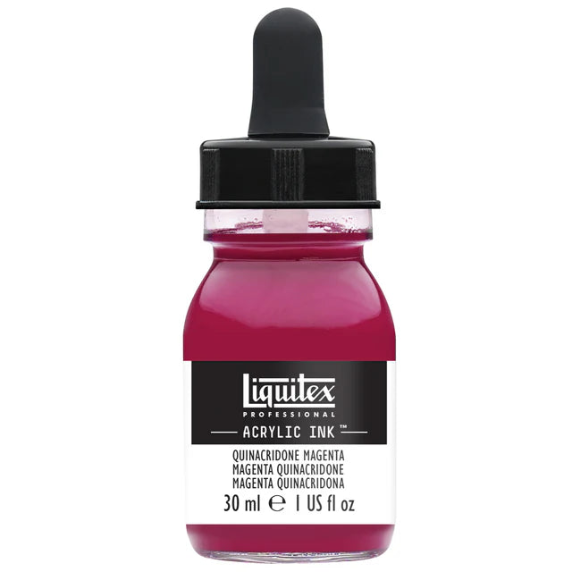 Quinacridone Magenta Liquitex Acrylic Ink 30ml