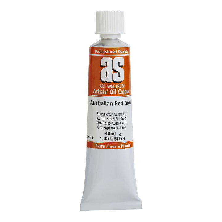 Australian Red Gold Art Spectrum Oil