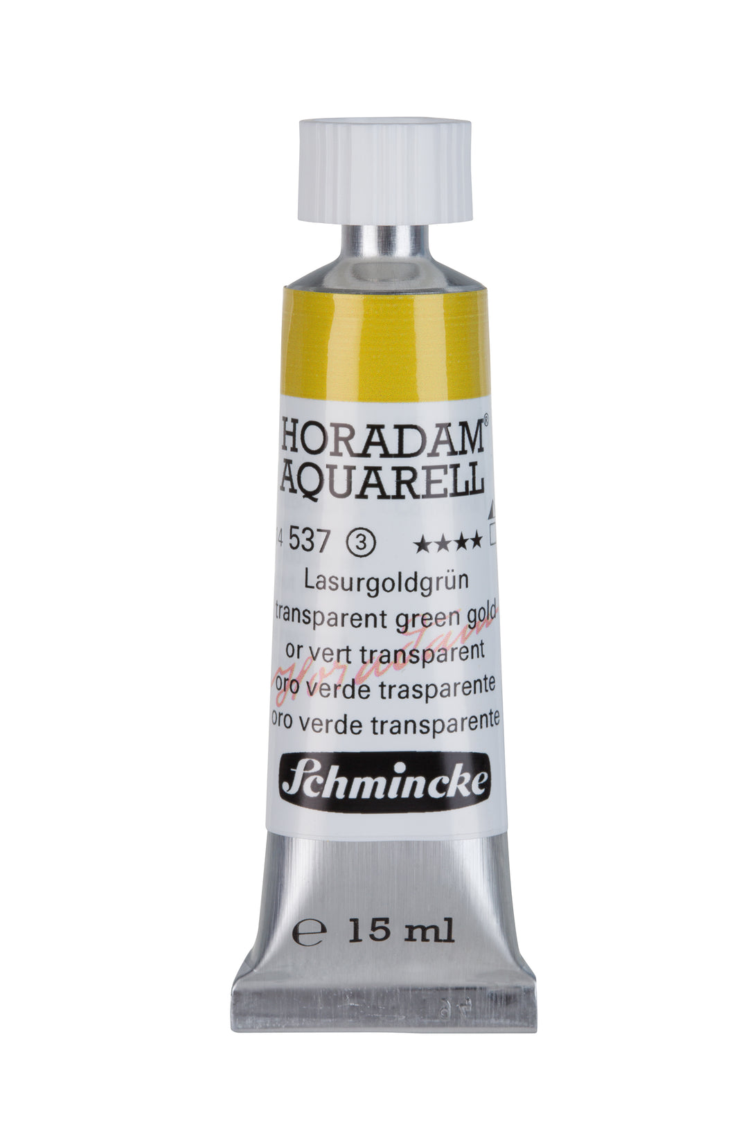 537 Transparent Green Gold Horadam