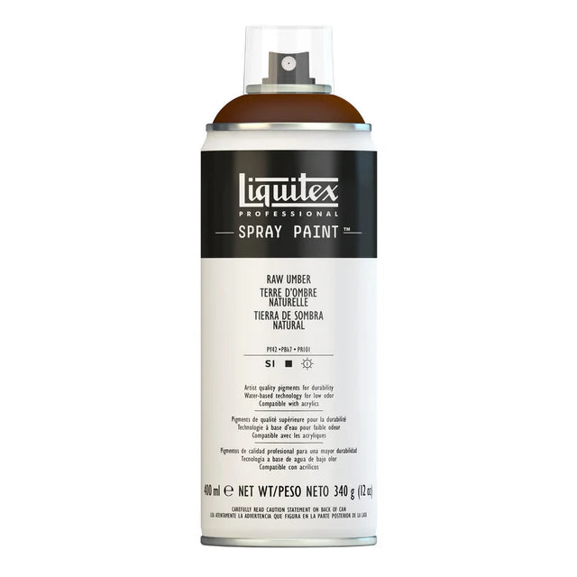 Raw Umber Liquitex Spray Paint 400ml Can