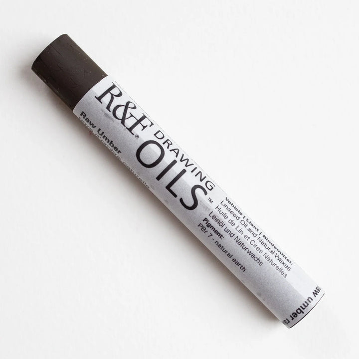 3132 Raw Umber R&amp;F Drawing Oil 12ml