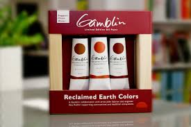 Reclaimed Earth Colours Gamblin Set 3 AOC 37ml