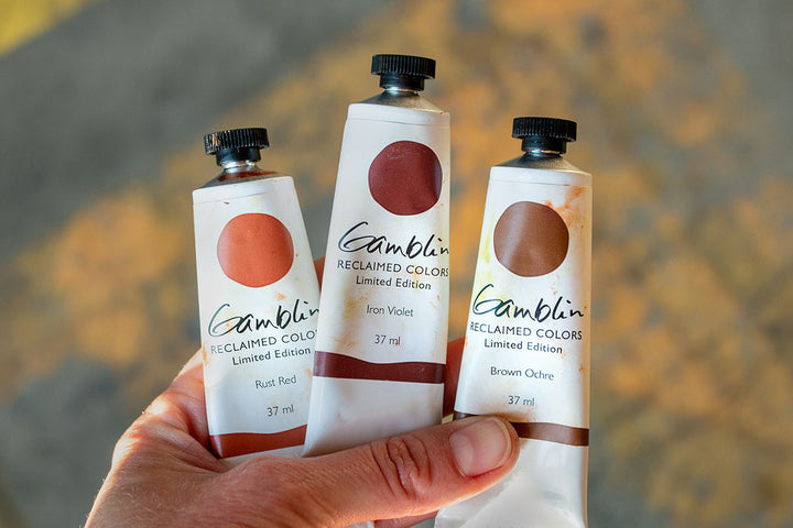 Reclaimed Earth Colours Gamblin Set 3 AOC 37ml