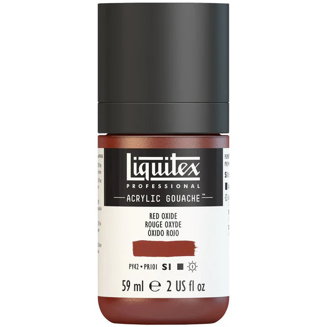 Red Oxide Acrylic Gouache liquitex 59ml