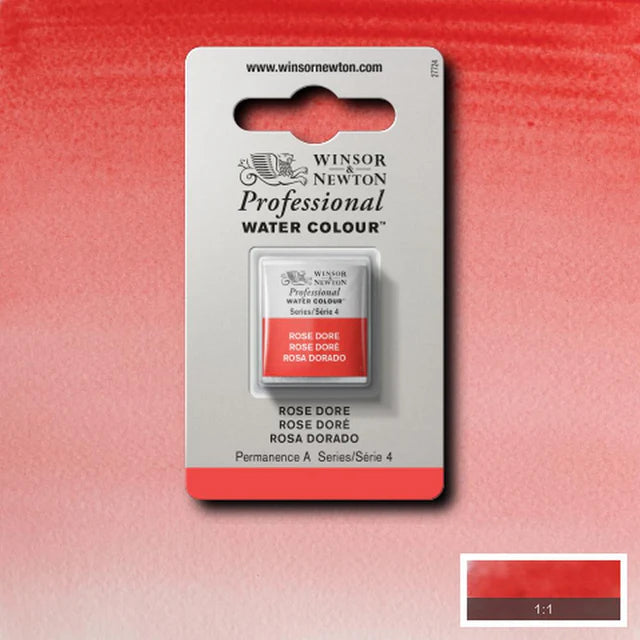 Rose Dore S4 Winsor &amp; Newton 1/2 Pan