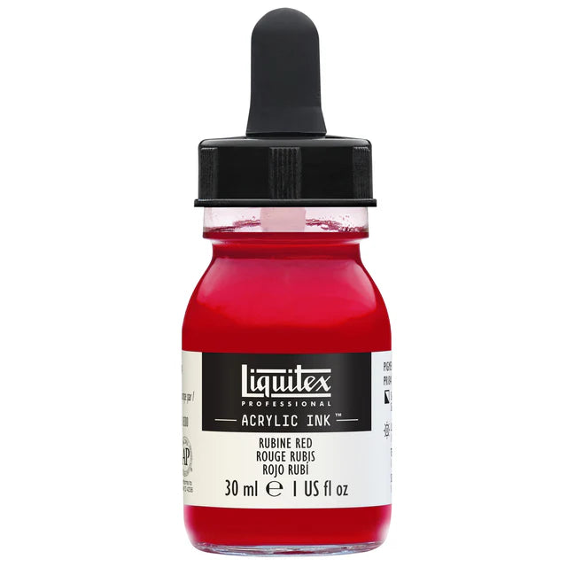 Rubine Red Liquitex Acrylic Ink 30ml