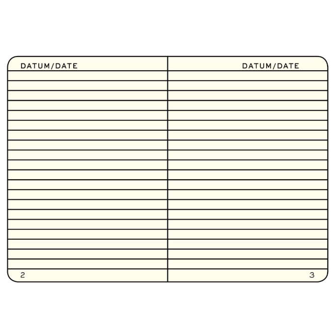 Leuchtturm Notebook HC Medium A5 251p Ruled Lemon