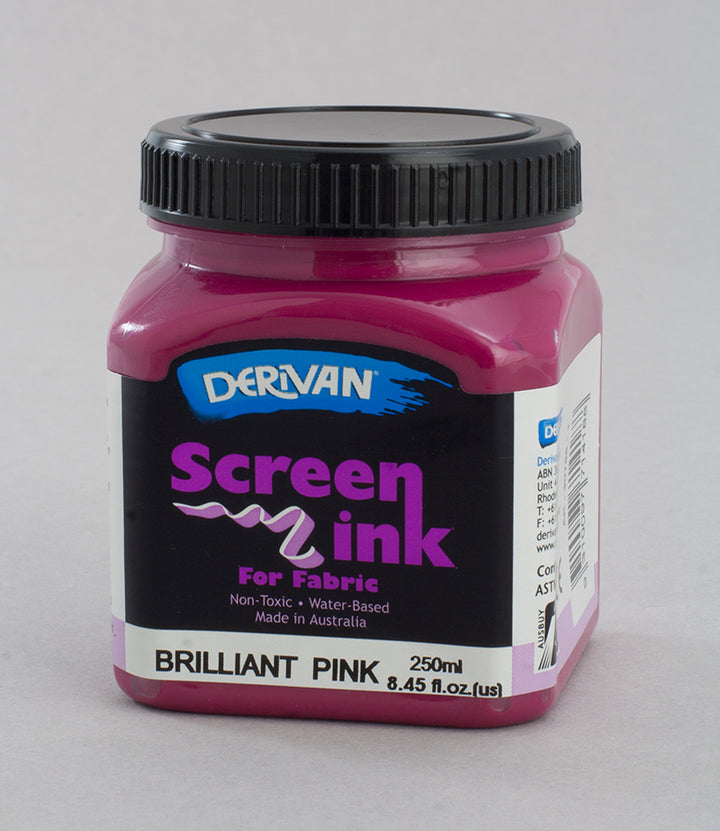 Brilliant Pink Screen Ink Derivan (Fabric)