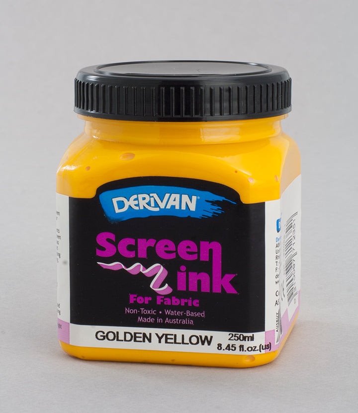 Golden Yellow Screen Ink Derivan (Fabric)