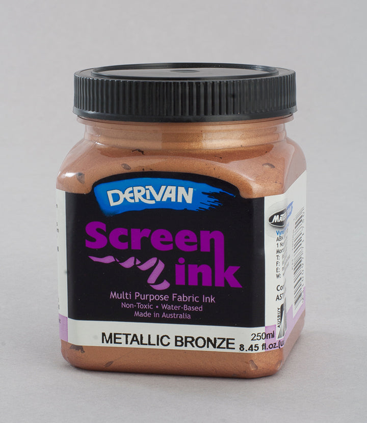 Bronze Screen Ink Derivan (Fabric)