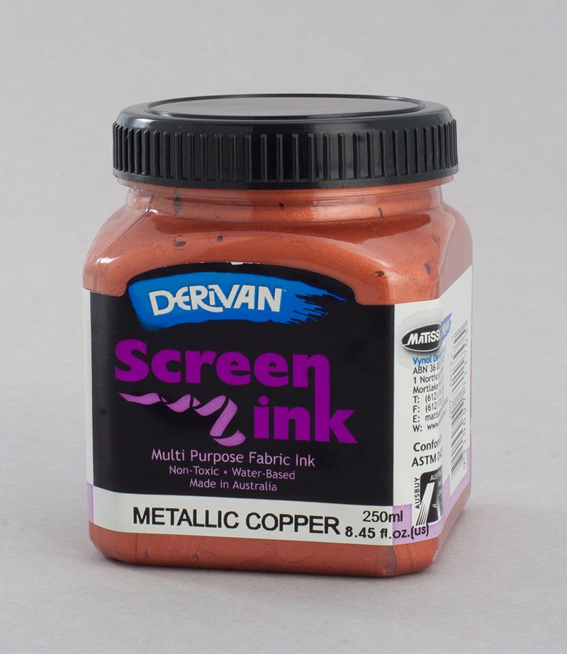 Copper Screen Ink Derivan (Fabric)