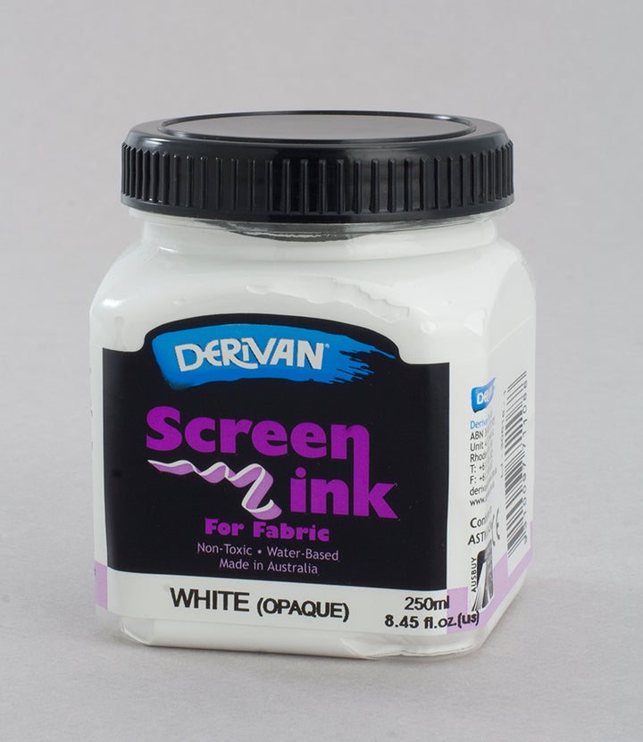 White Opaque Screen Ink Derivan (Fabric)