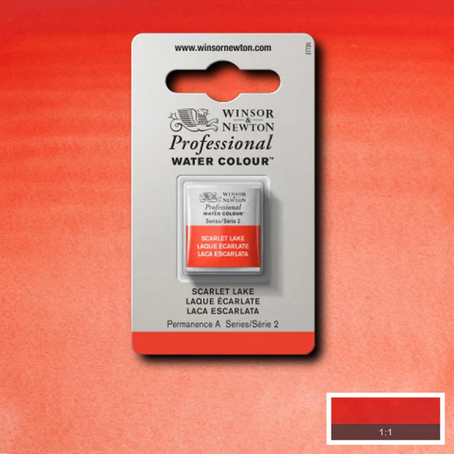 Scarlet Lake S2 Winsor &amp; Newton 1/2 Pan