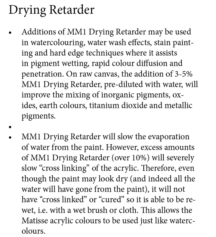 Drying Retarder MM1 Matisse