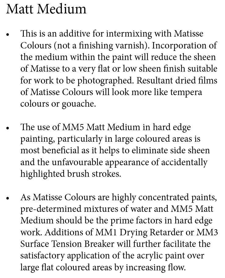 Matt Medium MM5 Matisse