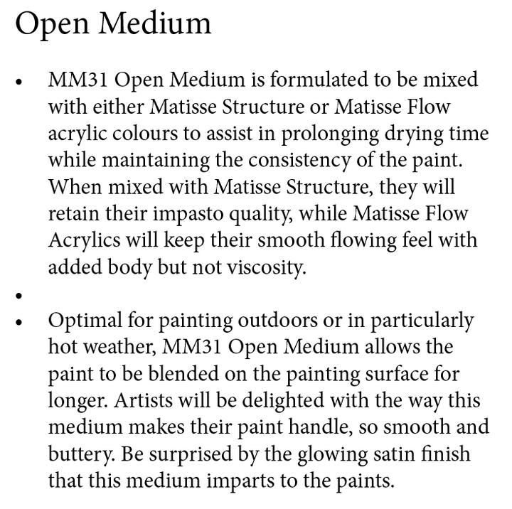 Open Medium MM31 Matisse