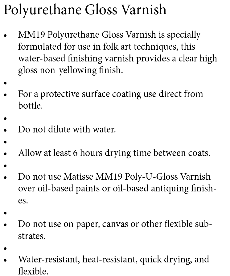 Poly-U Gloss Varnish MM19 Matisse