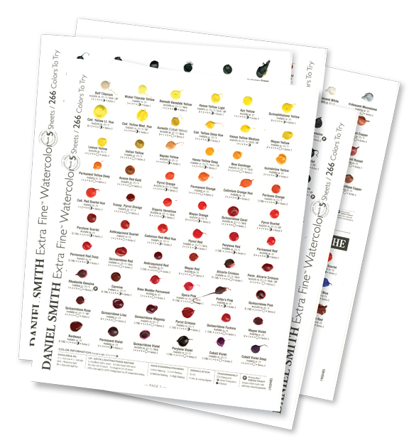 Daniel Smith 266 Paint it Colour Chart