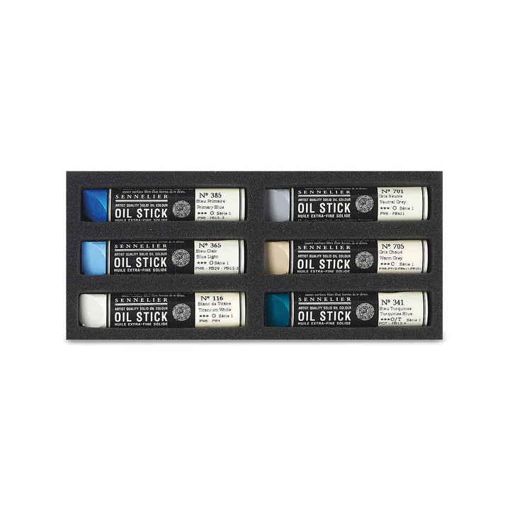 Sennelier mini oil sticks Set 6 - Seascape