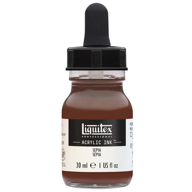 Sepia Liquitex Acrylic Ink 30ml