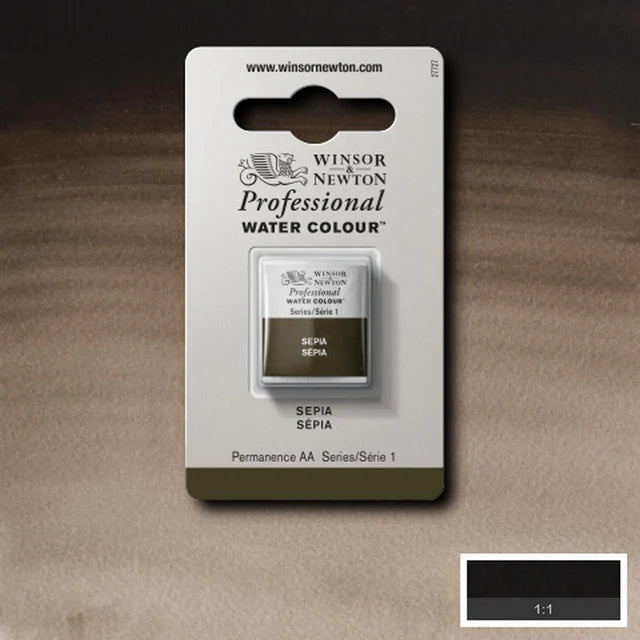 Sepia S1 Winsor &amp; Newton 1/2 Pan