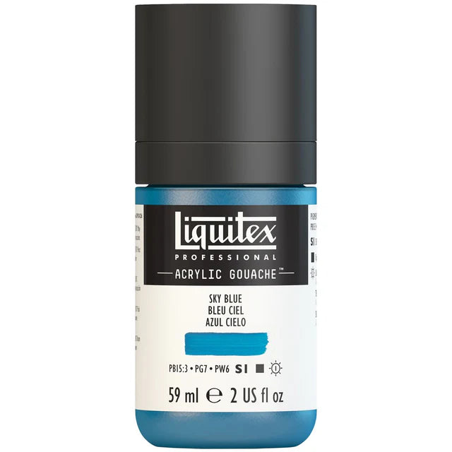 Sky Blue Acrylic Gouache liquitex 59ml