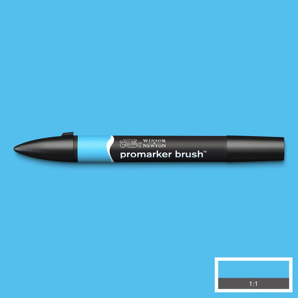 Sky Blue (B137) Winsor Brush Marker
