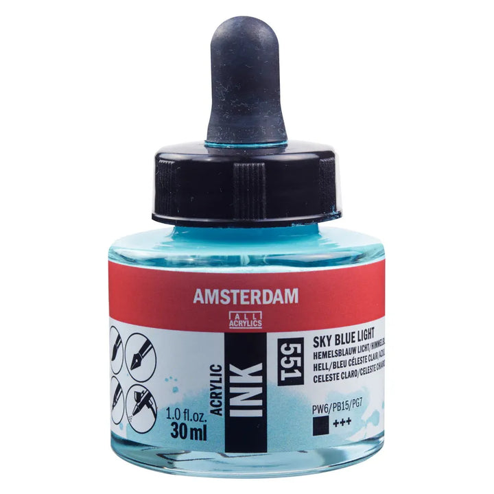 Sky Blue Lt Talens Ink 30ml
