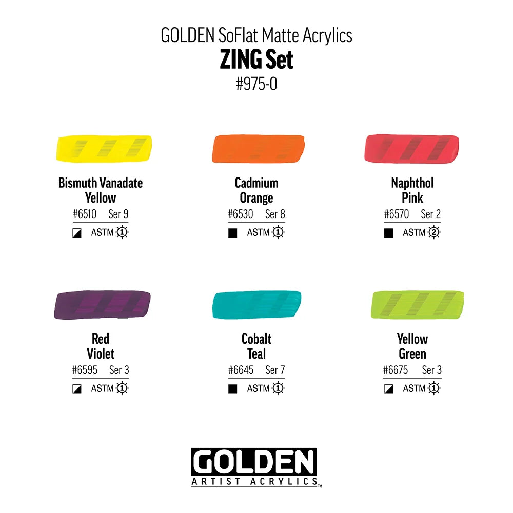 SoFlat Golden Zing set 6