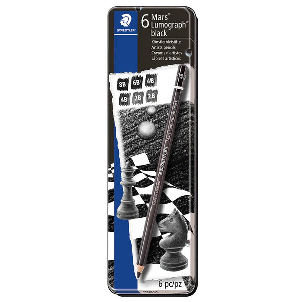 Staedtler Mars LumoGraph Black (6 Tin)