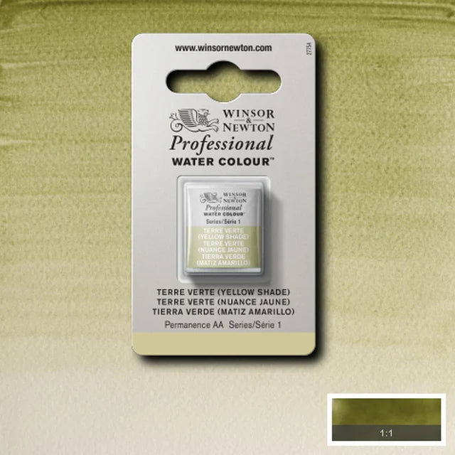 Terre Verte Y/S S1 Winsor &amp; Newton 1/2 Pan