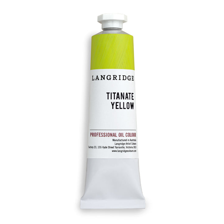 Langridge Titanate Yellow Oil Colour