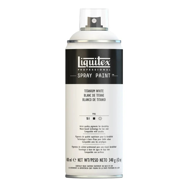 Titanium White Liquitex Spray Paint 400ml Can