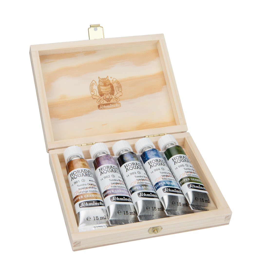Schmincke Super Granulation Set tundra, 5 x 15 ml