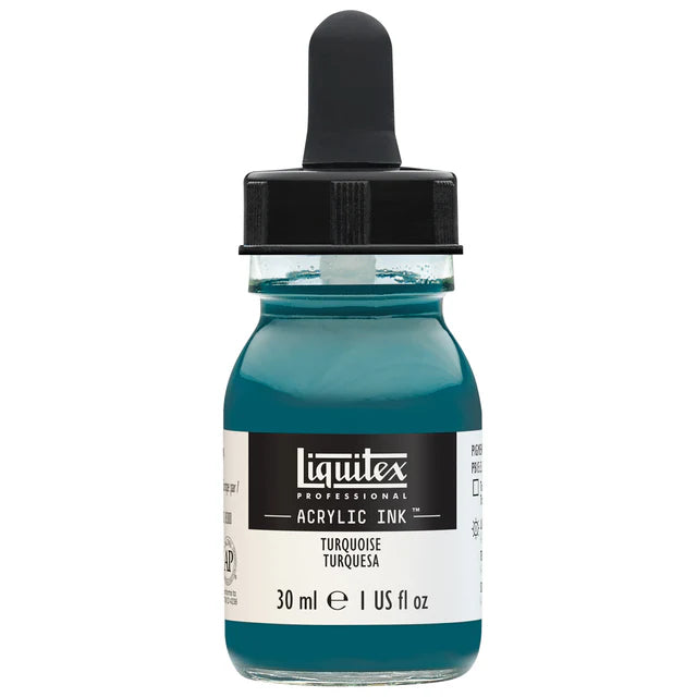 Turquoise Liquitex Acrylic Ink 30ml