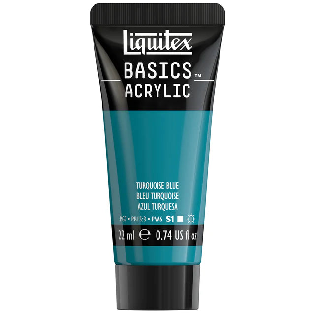Turquoise Blue Basics Acrylic 118ml