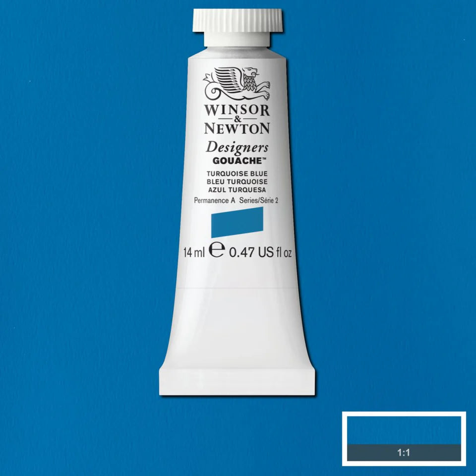 Turquoise Blue Gouache WN 14ml