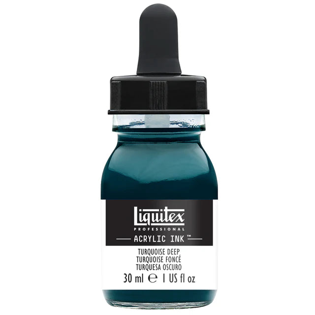 Turquoise Deep Liquitex Acrylic Ink 30ml