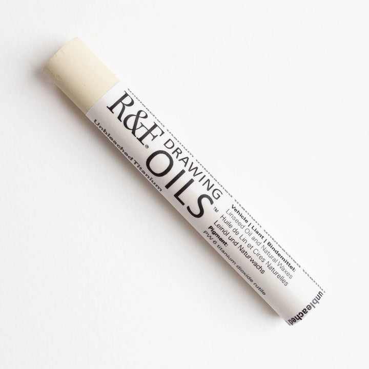 3136 Unbleached Titanium R&amp;F Drawing Oil 12ml