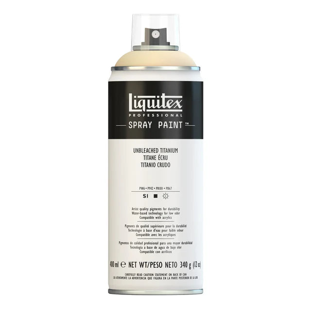 Unbleached Titanium Liquitex Spray Paint 400ml Can