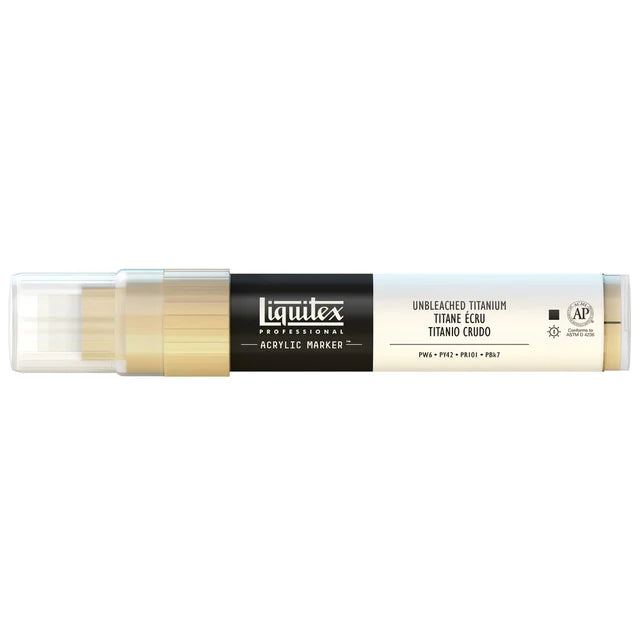 Unbleached Titanium Liquitex Marker Wide 15mm
