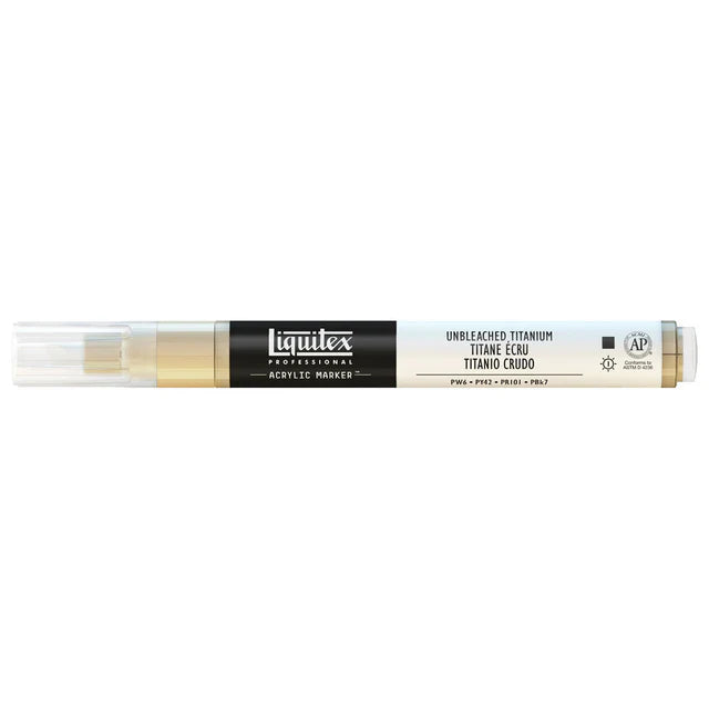 Unbleached Titanium Liquitex Marker Wide 15mm