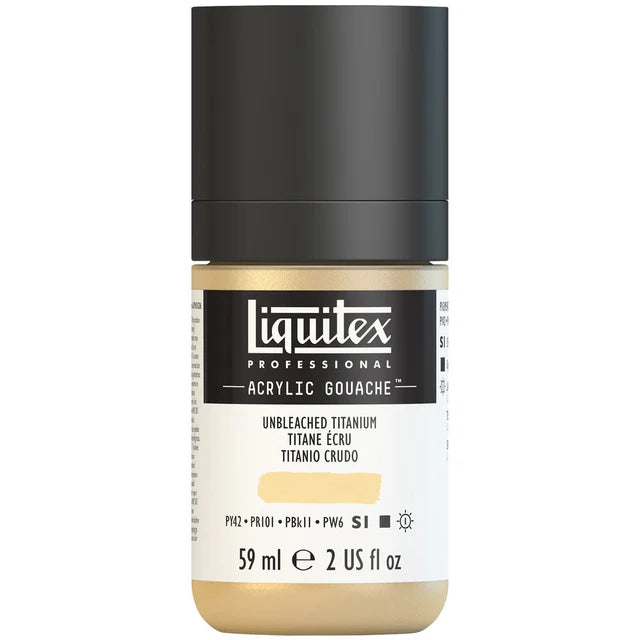 Unbleached Titan Acrylic Gouache liquitex 59ml