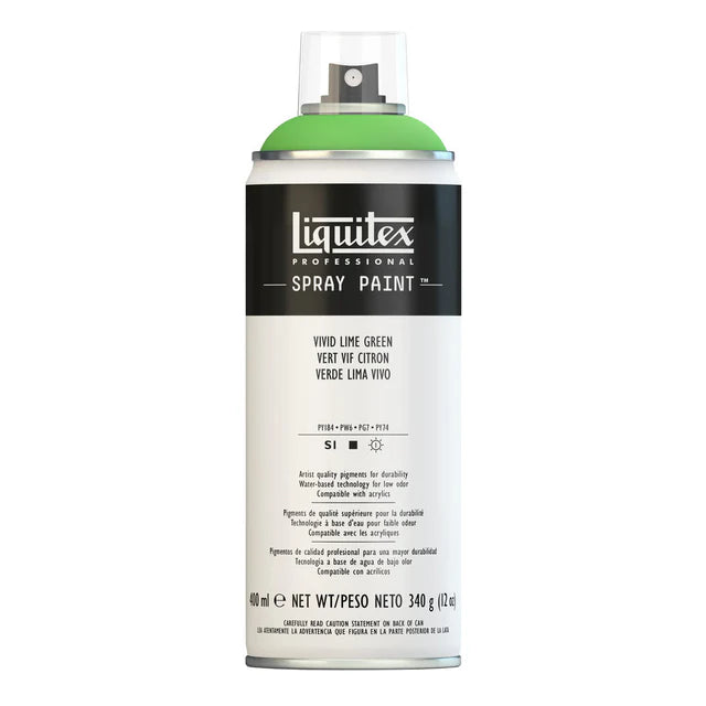 Vivid Lime Green Liquitex Spray Paint 400ml Can