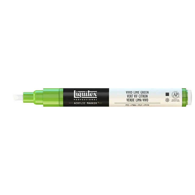 Vivid Lime Green Liquitex Marker Wide 15mm