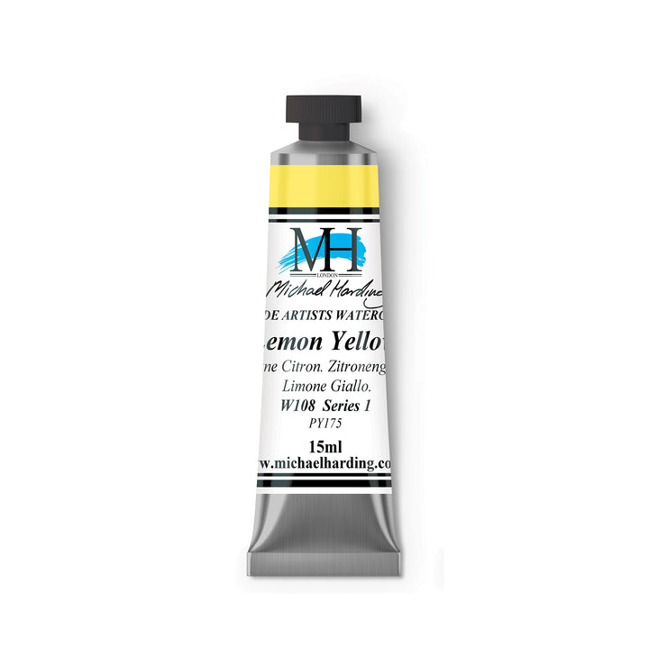 Lemon Yellow Michael Harding (108) Watercolour 15ml