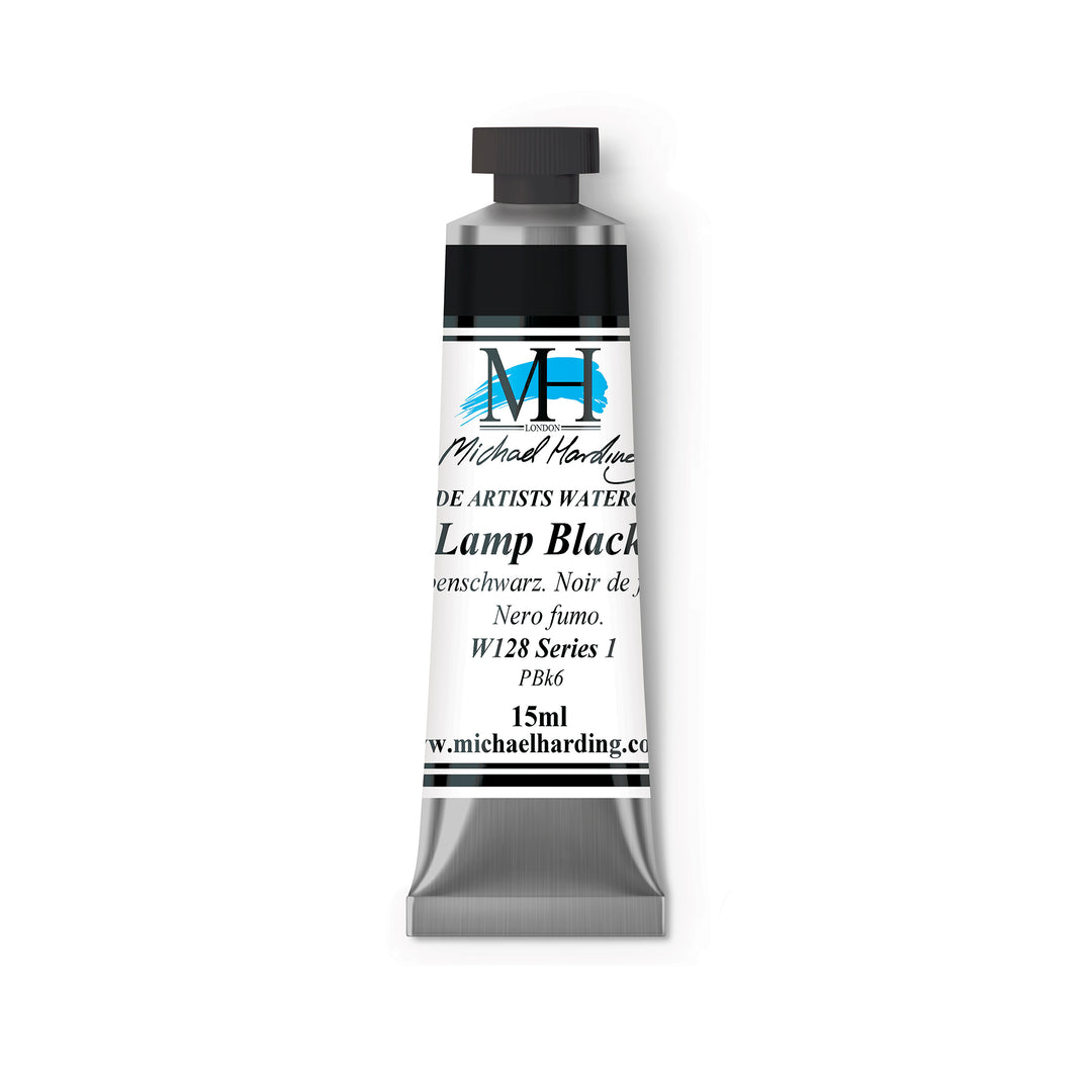 Lamp Black Michael Harding (128) Watercolour 15ml
