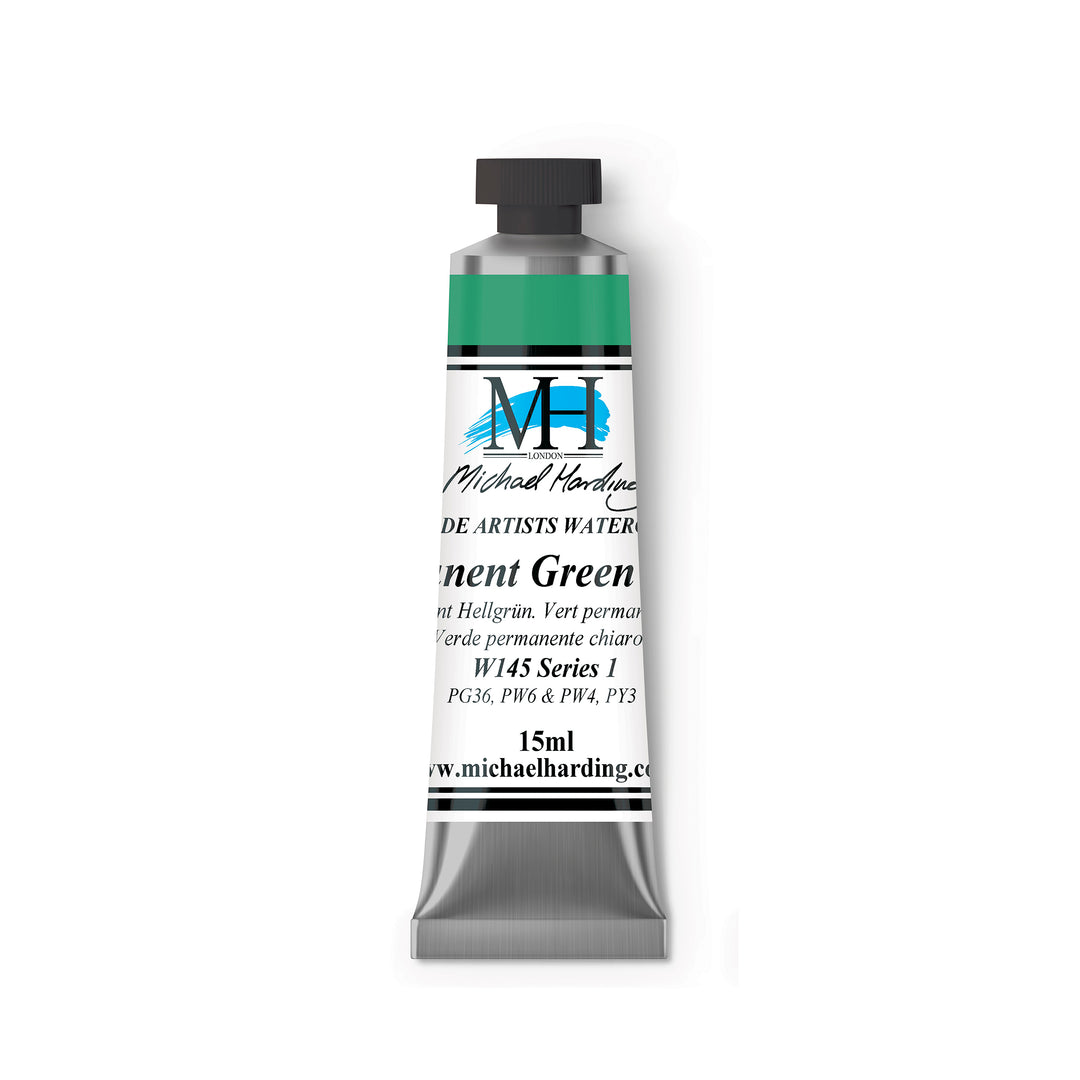 Permanent Green Light Michael Harding (145) Watercolour 15ml