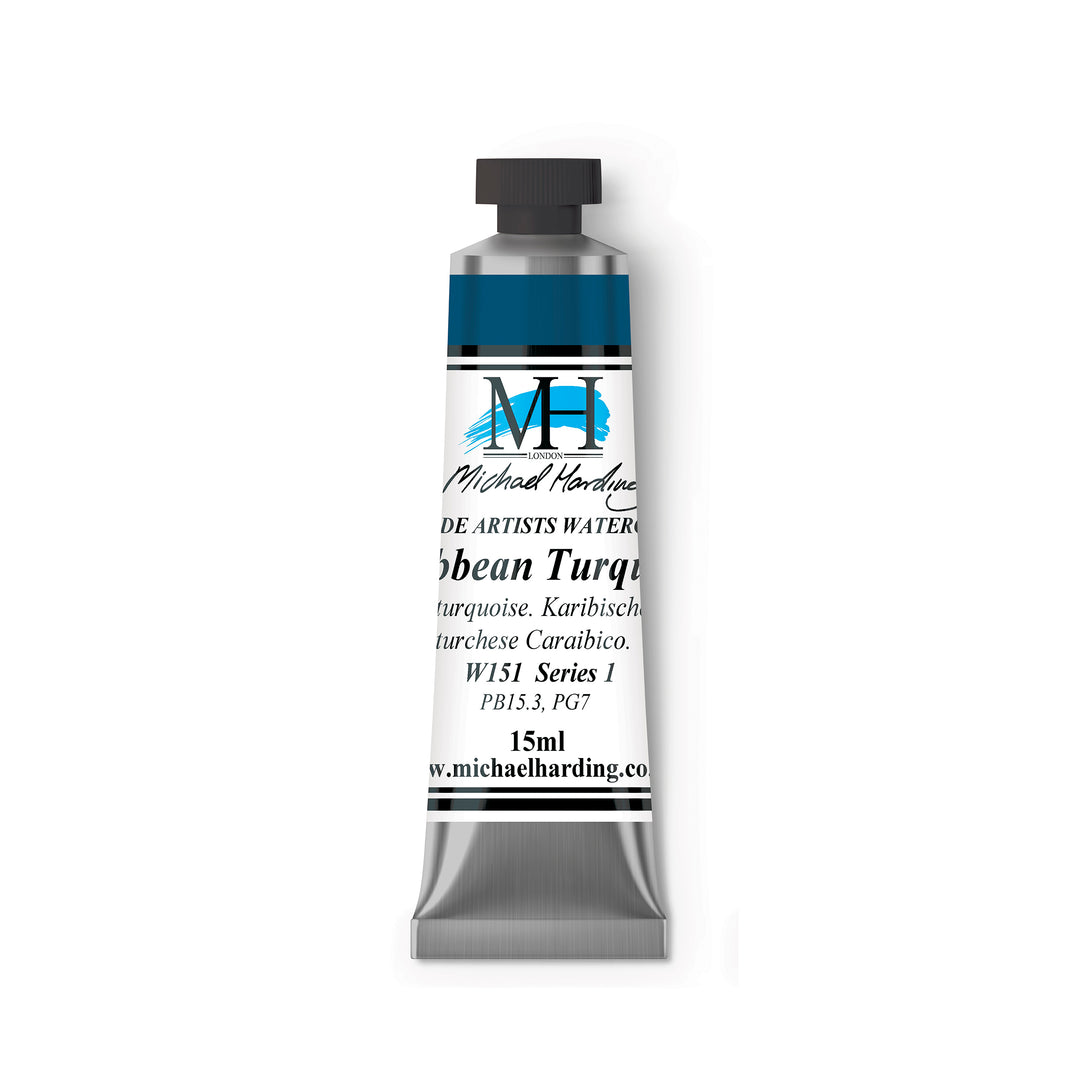 Caribbean Turquoise Michael Harding (151) Watercolour 15ml